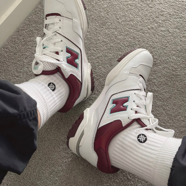 Giày New Balance 550 'Burgundy Turquoise' BB550WBG - Ảnh 5
