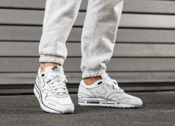 Giày Nike Air Max 1 Tinker 'Sketch to Shelf White' CJ4286-100 - Ảnh 6