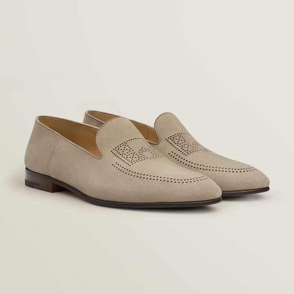 Giày Hermes Eclipse Loafer 'Beige Sable' H221980ZAC9420 - Ảnh 3