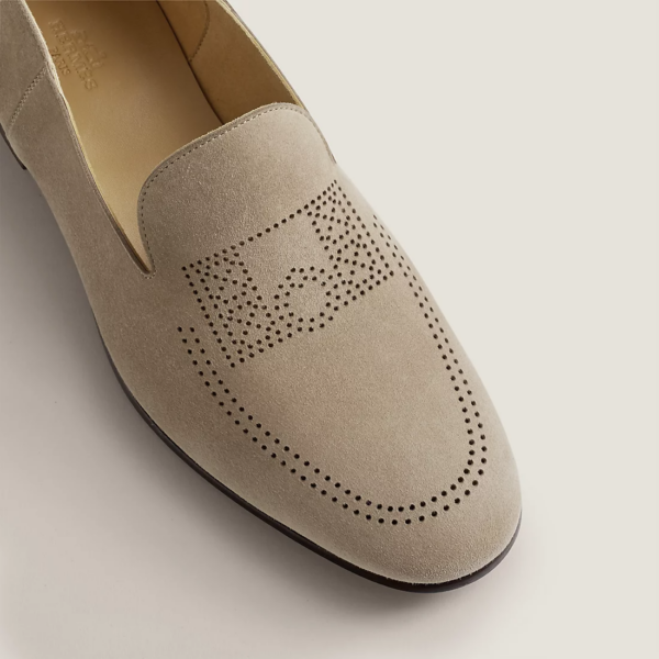 Giày Hermes Eclipse Loafer 'Beige Sable' H221980ZAC9420 - Ảnh 4