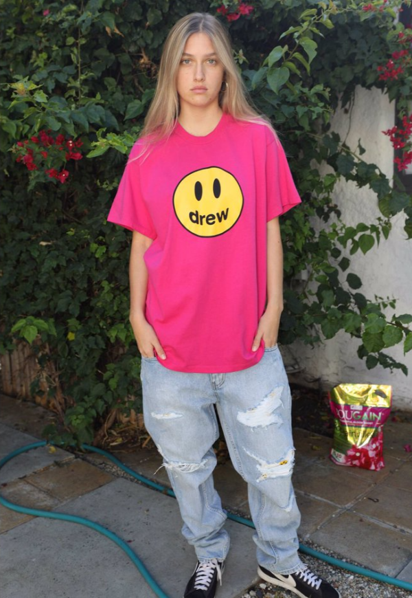 Áo Drew House Mascot SS Tee Magenta - Ảnh 4