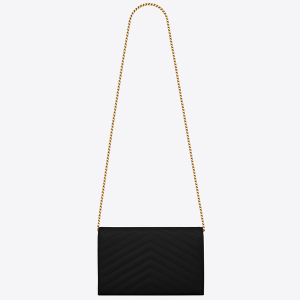 Tui Saint Laurent Cassandre Wallet 'Gold Black' 377828-BOW01-1000