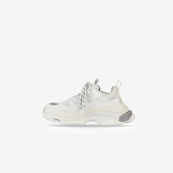 Giày Balenciaga Triple S Sneaker 'White Metal Grey' 536737 W2FS4 1200 - Ảnh 2