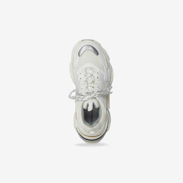 Giày Balenciaga Triple S Sneaker 'White Metal Grey' 536737 W2FS4 1200 - Ảnh 5