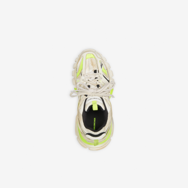Giày Balenciaga Track Worn Out In White Fluo Yellow 542023W1GC39070 - Ảnh 6