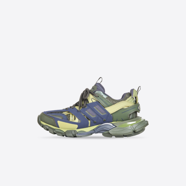 Giày Balenciaga Track Green Navy Yellow 542023W3AD13123 - Ảnh 3