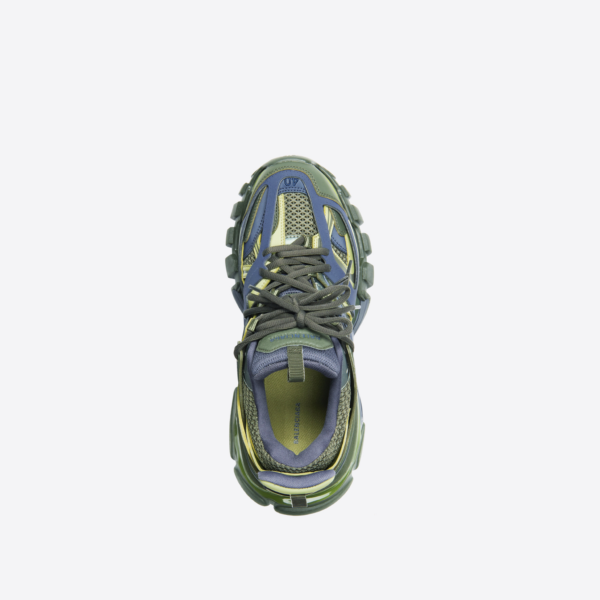 Giày Balenciaga Track Green Navy Yellow 542023W3AD13123 - Ảnh 7