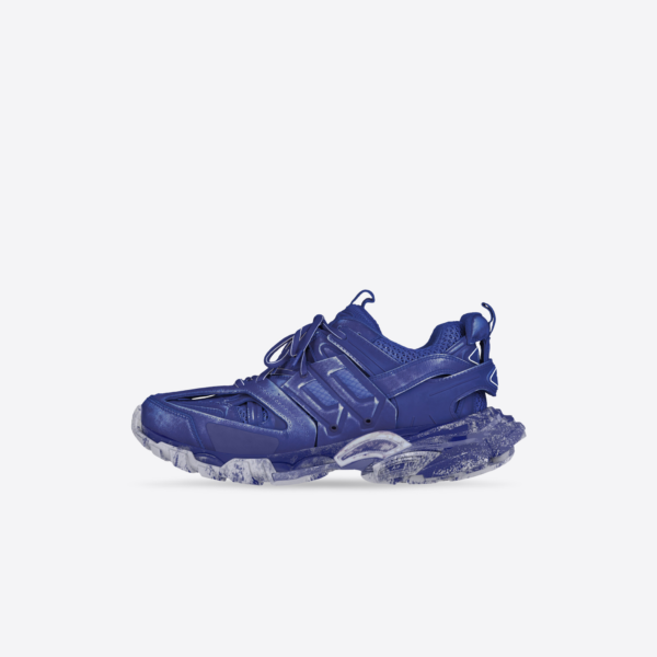 Giày Balenciaga Men's Track Faded Trainers In Blue 542023W3CN24000 - Ảnh 2