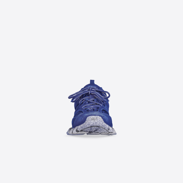 Giày Balenciaga Men's Track Faded Trainers In Blue 542023W3CN24000 - Ảnh 3