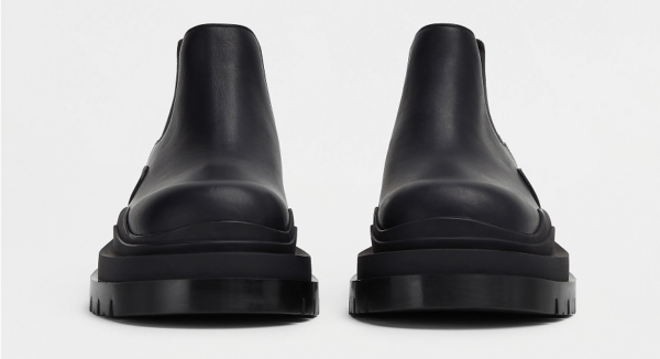 Giày Bottega Veneta Tire Ankle Chelsea Boot 'Black' 630281VBS501029 - Ảnh 4