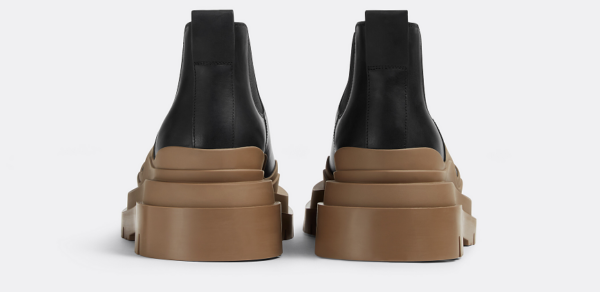 Giày Bottega Veneta Tire Ankle Chelsea Boot 'Black Jute' 630281VBS501449 - Ảnh 3