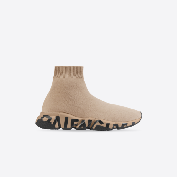 Giày Balenciaga Speed Beige Black 645334W2DB79710 - Ảnh 2