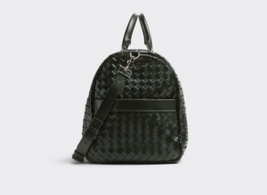 Tui Bottega Veneta Large Intrecciato Duffle 'Dark Green' 650061V2E413009