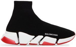 Giay Balenciaga Bicolor Transparent Sole Speed ​​2 'Black' 654020W2DI21096