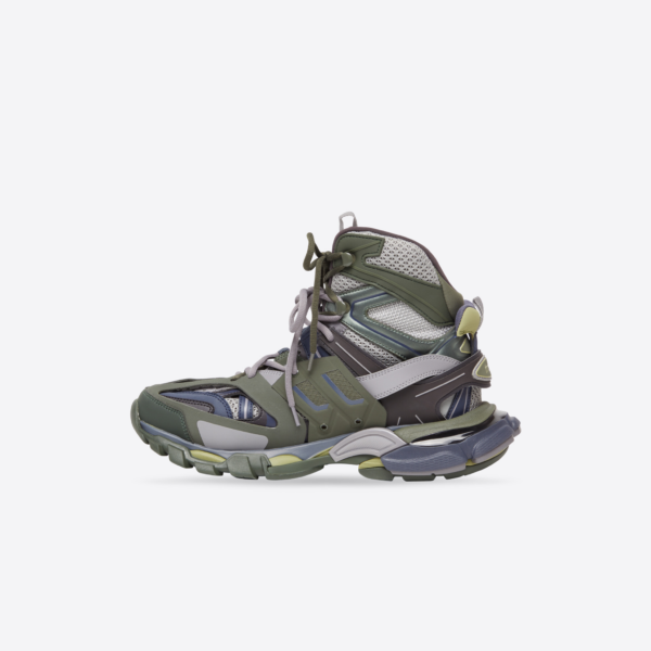 Giày Balenciaga Men's Track Hike Sneaker in Green 654867-W3CP7-3012 - Ảnh 3