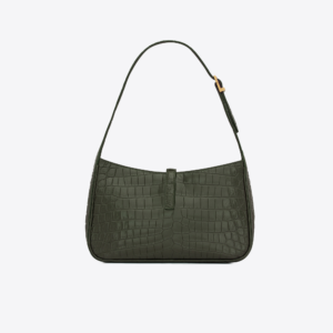Tui Saint Laurent Le 5 A 7 Hobo Crocodile 'Vert Fonce' 657228DZE0W3045