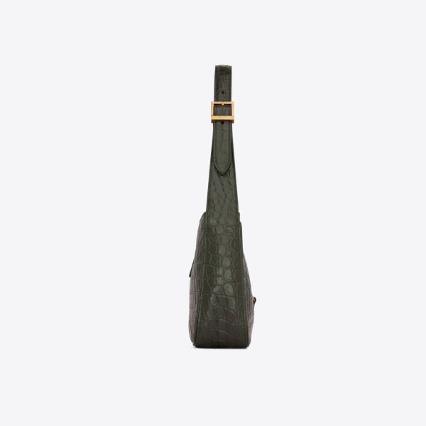 Tui Saint Laurent Le 5 A 7 Hobo Crocodile 'Vert Fonce' 657228DZE0W3045