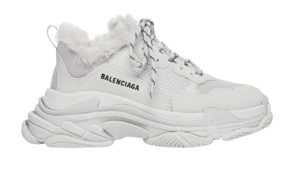 Giày Balenciaga Triple s Trainers Fake Fur 668563W3CQ51210
