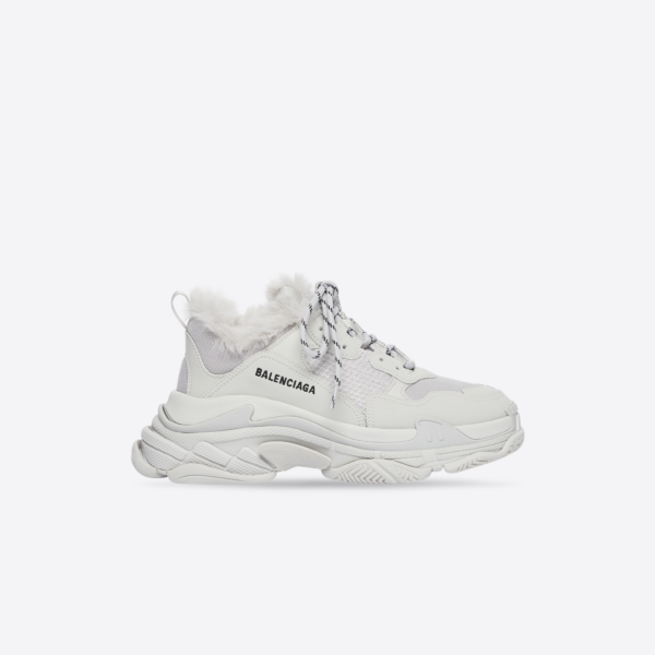 Giày Balenciaga Triple s Trainers Fake Fur 668563W3CQ51210 - Ảnh 2