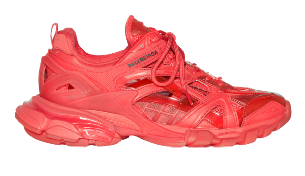 Giày Balenciaga Men's Track.2 Trainers Clear Sole in Red 668823W3CT16000