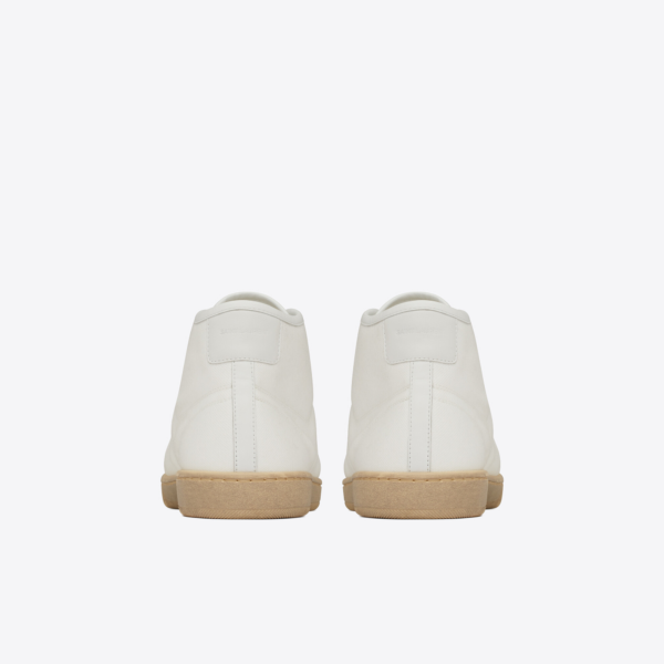 Giày Saint Laurent Court Classic SL39 Mid Canvas Leather - Ảnh 3