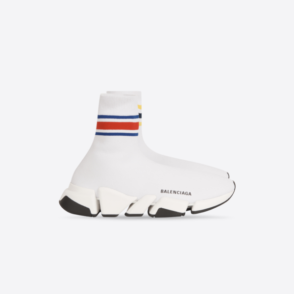 Giày Balenciaga Speed 2.0 White Stripe 674617W2F609467 - Ảnh 2