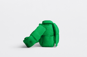 Tui Bottega Veneta Padded Tech Cassette Belt 'Parakeet' 679763VBO803724