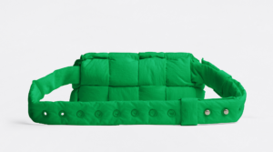 Tui Bottega Veneta Padded Tech Cassette Belt 'Parakeet' 679763VBO803724