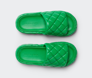 Alternative view of Dép Bottega Veneta Padded 'Parakeet' 709004VBRR03708