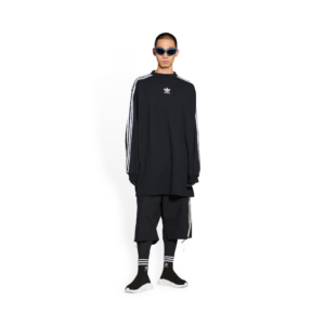 Giay Balenciaga x Adidas Speed 'Black White' 711189WBDV11090