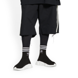 Giay Balenciaga x Adidas Speed 'Black White' 711189WBDV11090