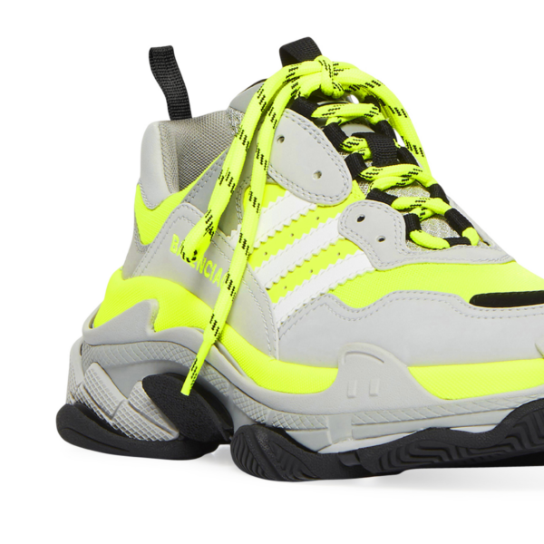 Giay Balenciaga x Adidas Triple S 'White Yellow' 712821W2ZB57512
