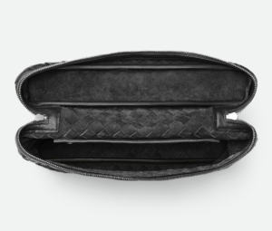 Tui Bottega Veneta Intrecciato Document Holder 'Black' 730726V2E418803