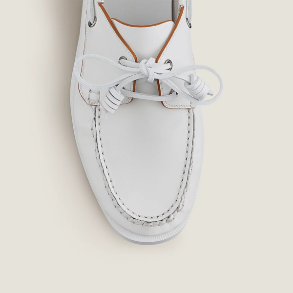 Giày Hermes Ecoutille Loafer 'White' H221958ZA90410 - Ảnh 4