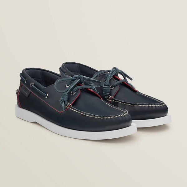 Giày Hermes Ecoutille Loafer 'Marine' H221958ZAI2400 - Ảnh 4