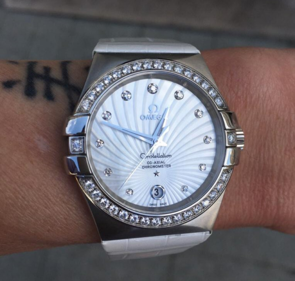 Đồng Hồ Omega Constellation Co-Axial 'Diamond White' 123-18-35-20-55-001 - Ảnh 3