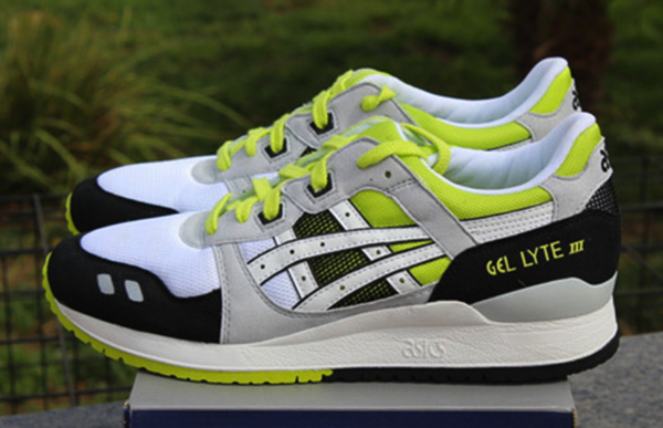Giày Asics Gel Lyte 3 White Lime H307N-0101 - Ảnh 5
