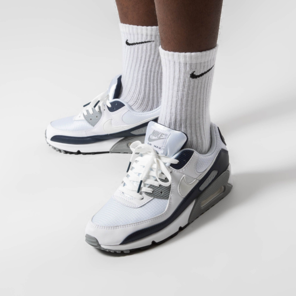 Giày Nike Air Max 90 'White Grey Obsidian' CT4352-100 - Ảnh 6
