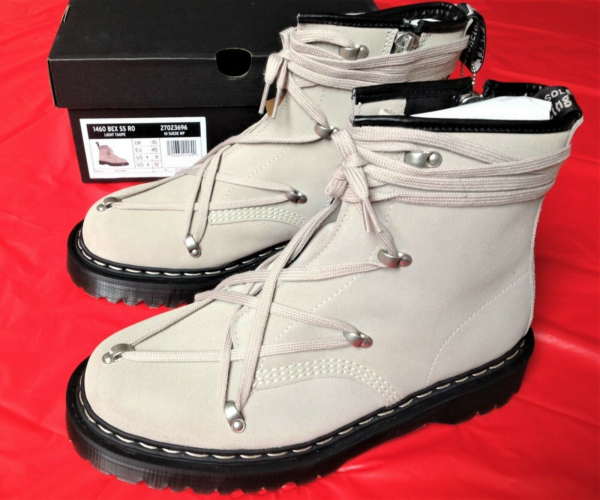 Giày Dr. Martens Rick Owens x 1460 Bex Suede Boot 'Light Taupe' 27023696 - Ảnh 5