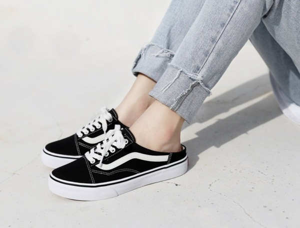 Giày Vans Old Skool Mule Black VN0A3MUS6BT - Ảnh 6