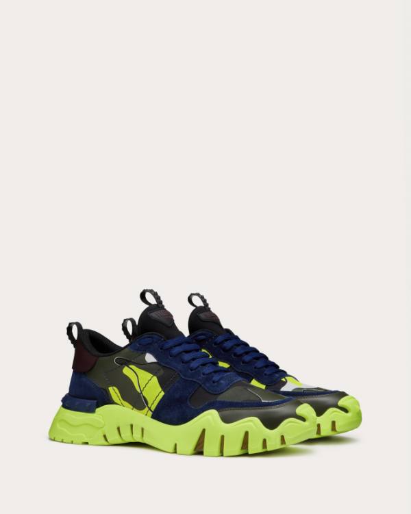 Giày Valentino Rockrunner Plus 'Camo Yellow' UY2S0C88-NPG-55Y - Ảnh 6