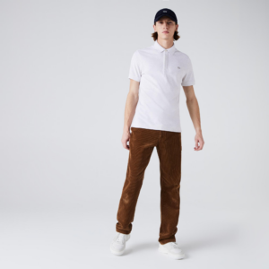 Ao Lacoste Paris Polo Shirt Regular Fit 'White' PH5522-HT1