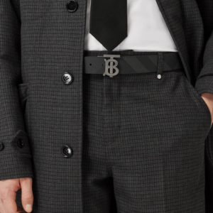 That Lung Burberry Check and Smooth Leather 'Navy' 80653391