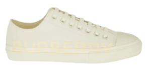 Giày Burberry Logo Print Cotton Garbadine 'Vanilla' 80450771