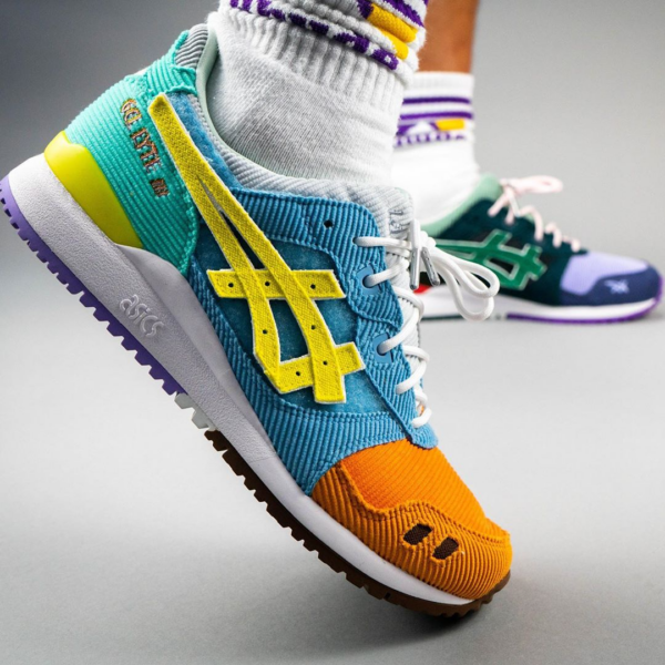 Giày Asics Sean Wotherspoon x Atmos x Gel Lyte 3 PS Corduroy 1204A018-000 - Ảnh 6
