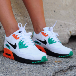 Alternative view of Giày Nike Air Max 90 Leather Starfish Kinetic 'Green' 833412-119