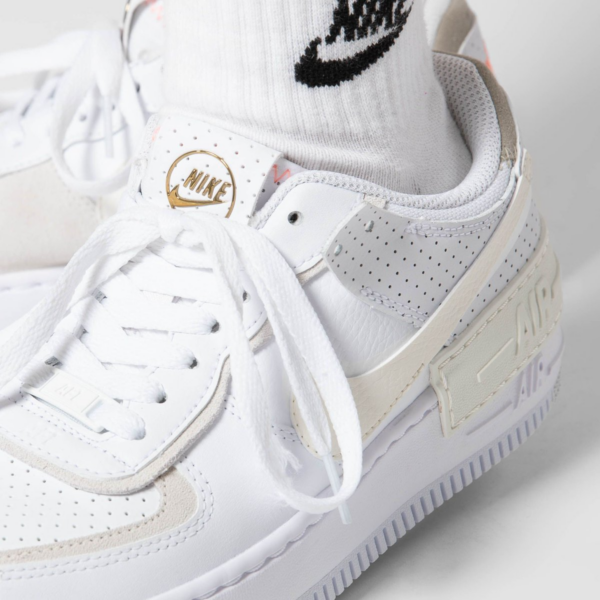 Giày Nike Wmns Air Force 1 Shadow 'White Atomic Pink' CZ8107 100 - Ảnh 3