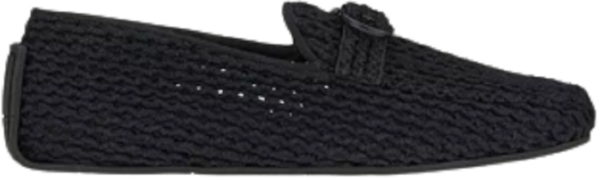 Giày Salvatore Ferragamo Driver Gancini Crochet 'Black' 020672-751409