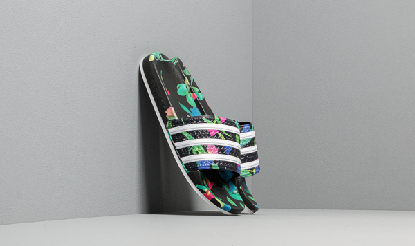 Dép Adidas Wmns Adilette Slides 'Black Floral' EE4853 - Ảnh 4