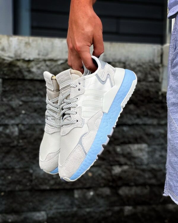 Giày Adidas Nite Jogger 'Soft Blue' EE5910 - Ảnh 3